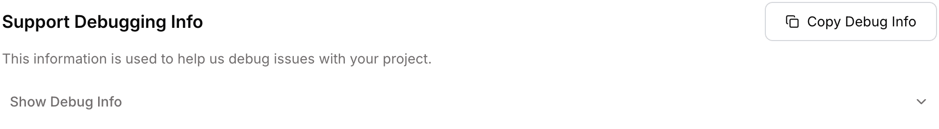 Debugging Info Location